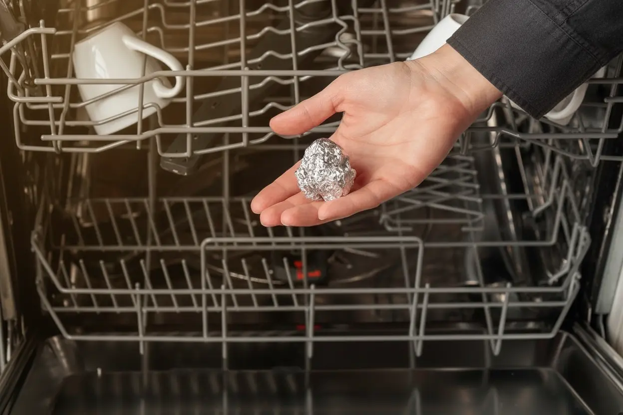 zo zorgt een bal aluminiumfolie voor fonkelende bestekken